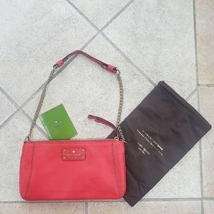 Kate Spade ~ Small Red Shoulder Purse